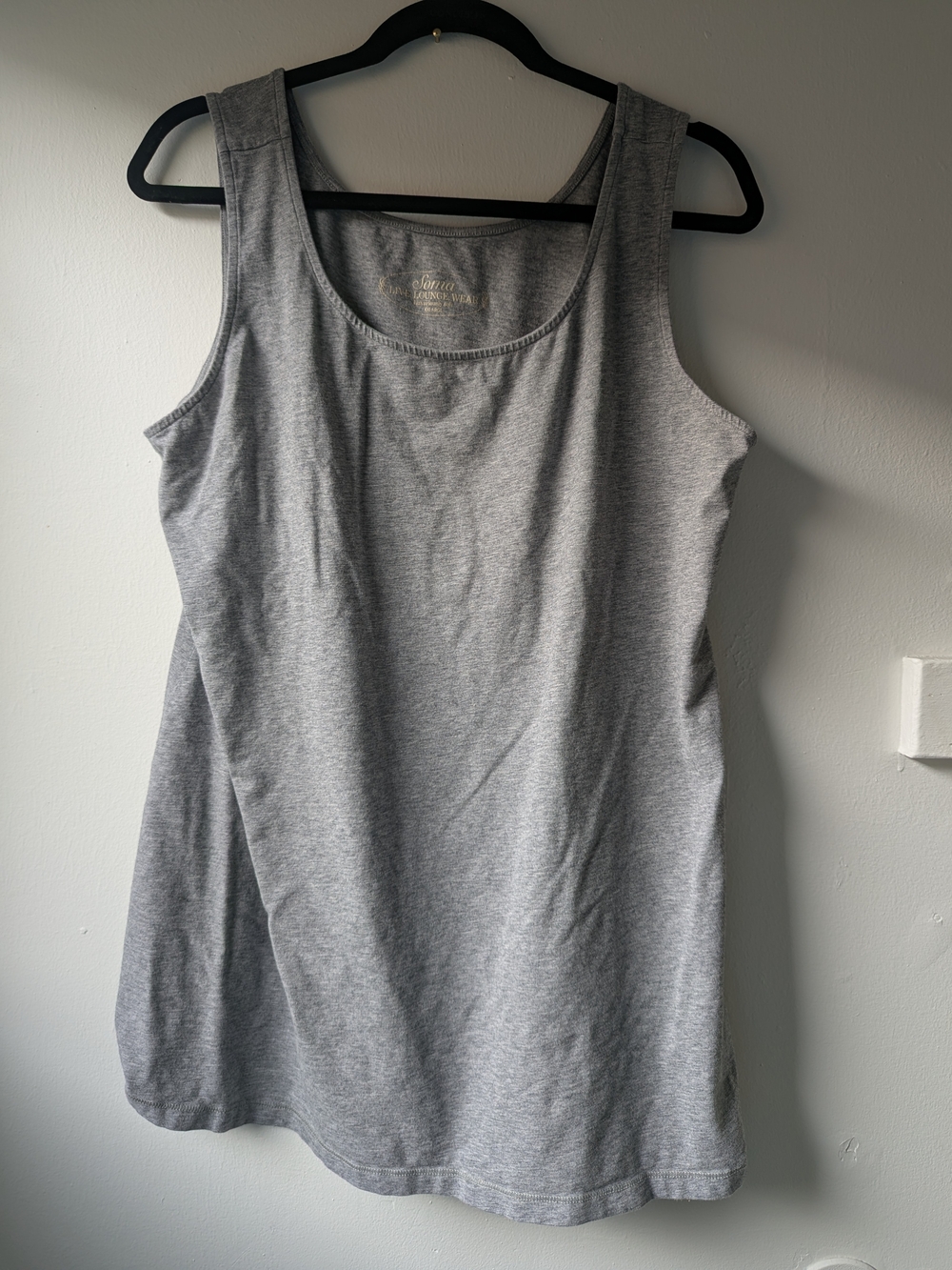 Soma Gray Scoop Neck Tank Size XXL